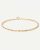 PULSERA DE PLATA CON BAÑO DE ORO