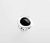 ANILLO AZABACHE Y PLATA