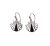 Pendientes Concha Pequeña de Plata y Azabache