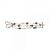ADOLFO DOMINGUEZ Pulsera de Perlas, Cuarzos, Plata y Oro