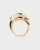 Anillo Sortija de Plata bañada
