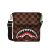 Bolso Sprayground Peeking Character Check Messenger Sling