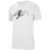 Camiseta Air Jordan Face Graphic blanca.