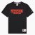 Camiseta Champion x Stranger Things Logo negra