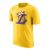 Camiseta Los Angeles Lakers Nike Crown Junior Yellow