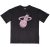 Camiseta manga corta Miami Heat «NBA Infill Logo» Oversized de New Era en Negro