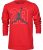 Camiseta manga larga Air Jordan Jumpman en rojo.