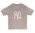 Camiseta New York Yankees World Series Patch Oversized – Beige