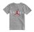 Camiseta Air Jordan brandada tee Niño gris