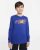 Camiseta Nike Air Jordan Flight Manga Larga Azul Junior.