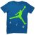 Camiseta Nike Air Jordan «Jumping Big Air» Azul Junior.