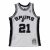 Camiseta Tim Duncan San Antonio Spurs Mitchell and Ness Swingman 1998-99 – blanca