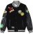Chaqueta NBA Badge Varsity de New Era en Negro