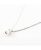 Colgante de Oro Blanco en garras con Diamante talla Brillante 0,10cts.