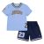 Equipacion Jordan Mesh Play Off azul niño