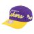 Gorra curva Lakers NBA Team Script 2 Snapback Mitchell and Ness