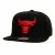 Gorra plana Chicago Bulls «Now you see me» – Mitchell and Ness negra