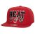 Gorra plana Miami Heat «NBA Champ stack» – Mitchell and Ness