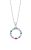 Collar de Plata con colgante de colores Lotus Silver
