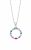 Collar de Plata con colgante de colores Lotus Silver