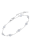 Pulsera de plata con circonitas