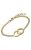 Pulsera de Acero con baño de oro alianzas de Lotus Style