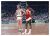 MINI POSTER DOMINIQUE WILKINS VS LARRY BIRD