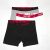 Pack 3 Calzoncillos Boxer Jordan Flight Cotton Core negro blanco gris