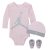Pack 3 Piezas Air Jordan Jumpman bebe Rosa