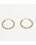 PENDIENTES AROS DE ORO AMARILLO CUADRADOS. Diámetro 18mm