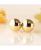 Pendientes mujer bola lisa 8mm Oro Amarillo 18K