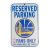 Placa Aparcamiento NBA Golden State Warriors