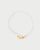 Pulsera de Perlas Cultivadas y plata bañada en oro