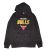 Sudadera Chicago Bulls NBA Team Script Oversized de New Era en Negro